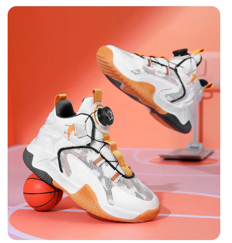 Kids Basketball Shoes Boys Sneakers Non-slip Child Trainer Basket Shoes Outdoor Children Sport Shoes Sneakers Sportschuhe Kinder