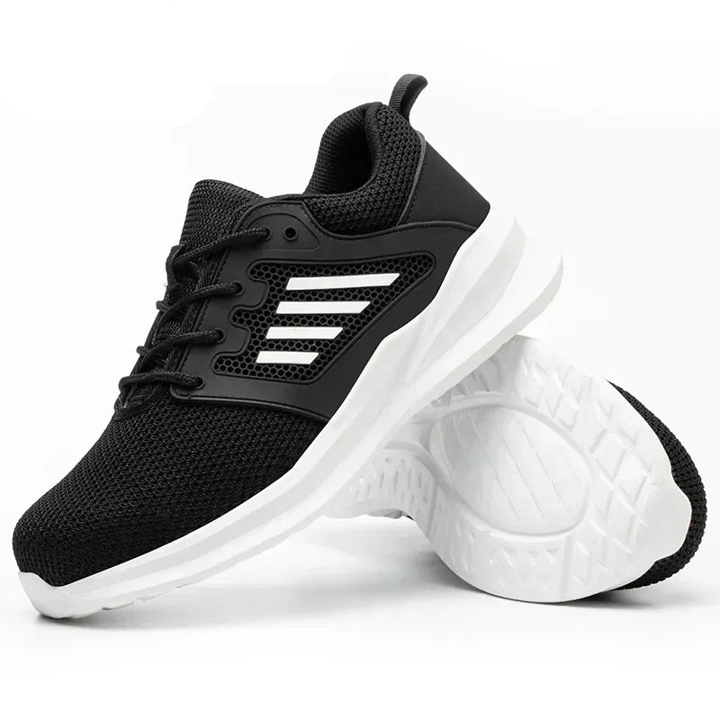 Work Sneakers Steel Toe Shoes Men Safety Shoes Puncture-Proof Work Shoes Boots Fashion Indestructible Footwear Security