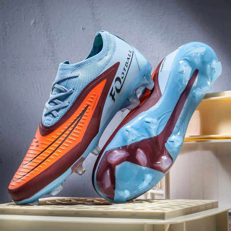 New Men Football Boots Ankle Professional Non-Slip TF/FG Soccer Shoes Boys Sneakers Match Comfortable Sports Shoes Unisex