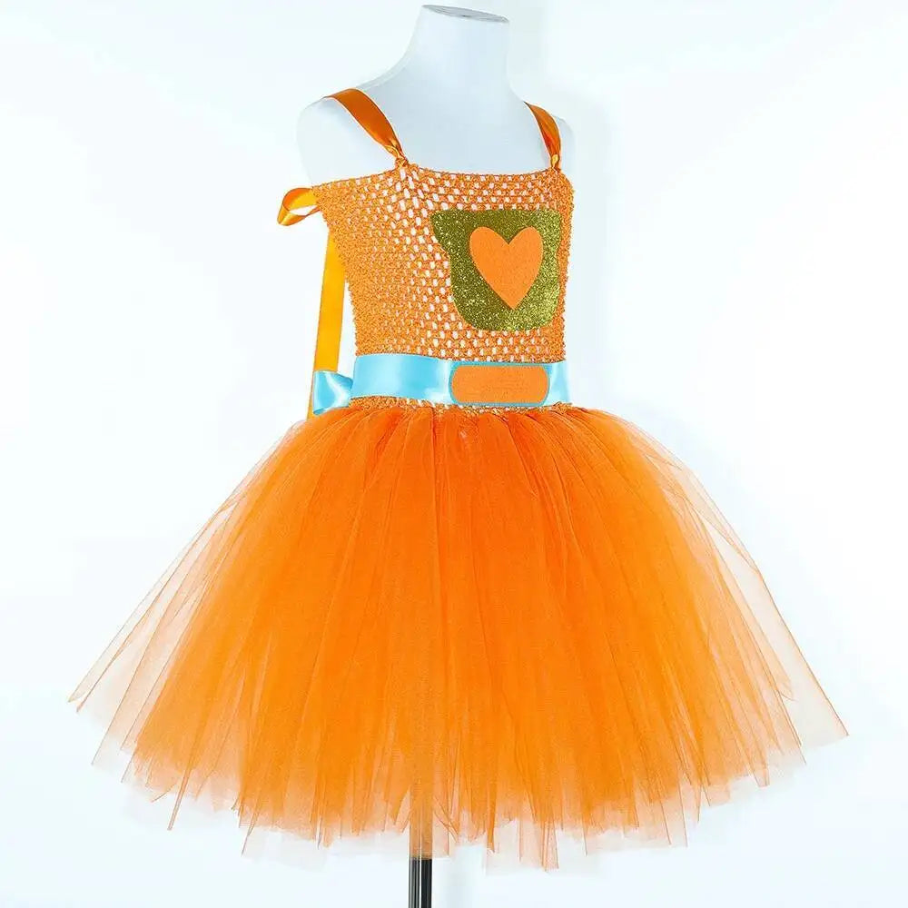 Super Kitty Costumes for Girls Super Cat Tutu Dress for Kids Christmas Halloween Outfits Children Animal Clothes with Eyes Patch