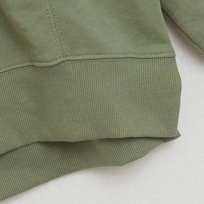 Embroidery Sweatshirt Women O Neck Pullover Tops Female Casual Loose Jumper Oversized Unisex Couple