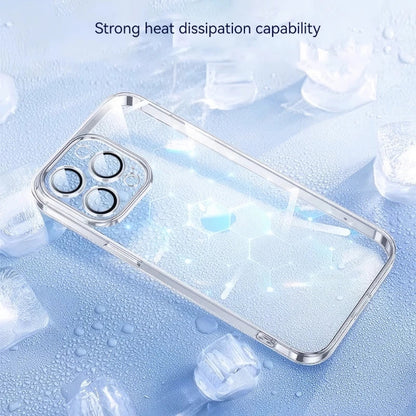 Soft TPU Case For iPhone 16 Pro Max Transparent Anti-drop Cover Shockproof Case With Len Protection For iPhone 16 15 14