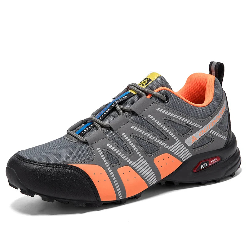 Sapatos de Caminhada Masculinos e Femininos Impermeáveis para Exteriores Tênis de Treino com Cadarço para Escalada Trekking Tênis de Montanha para Caminhada e Caça Tênis Táticos