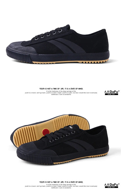 Original Kungfu Shoes Improved Version Sneakers Men Women All Black Shoes