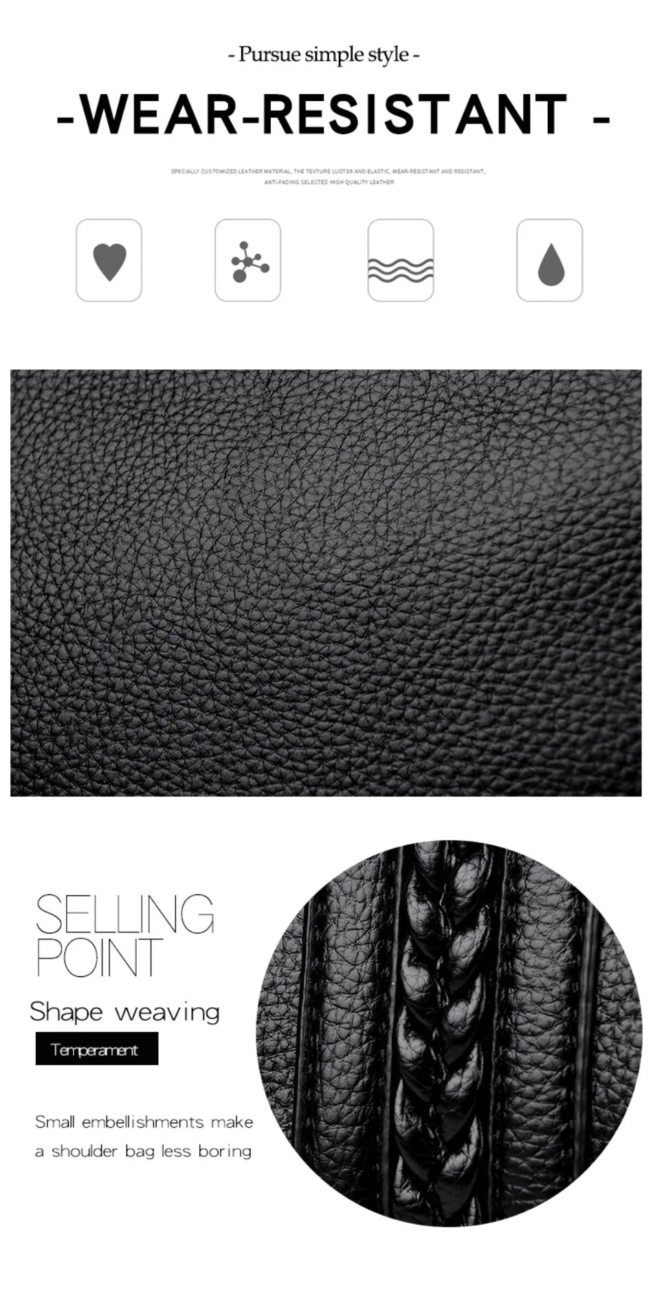 Genuine High Quality Soft Leather Women's Handbag Trend Designer Female Crossbody Bag Casual Shoulder Messenger Handbags 2024