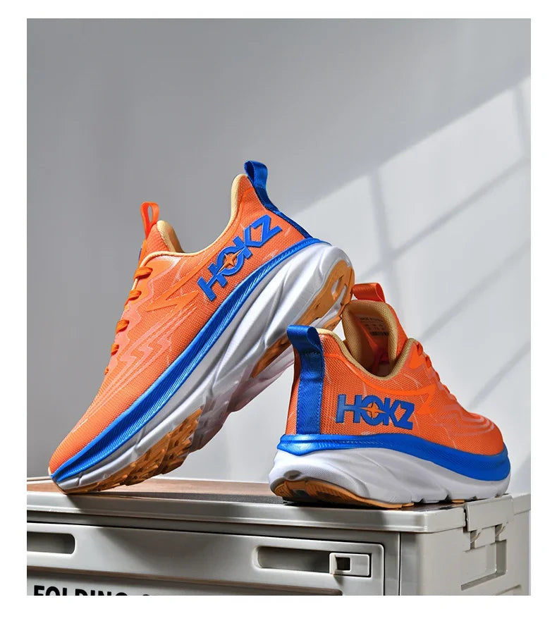 Men's Running Shoes Cushioning Outdoor Non-Slip Jogging Breathable Trainer Race Sneakers Luxury shoes Mesh Couple Off-road Shoes