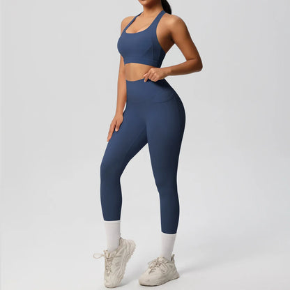 Yoga Suit Sports Set Womens Sportswear Sports women's yoga bra  Tummy Control Slimming Booty Leggings Women's tracksuit