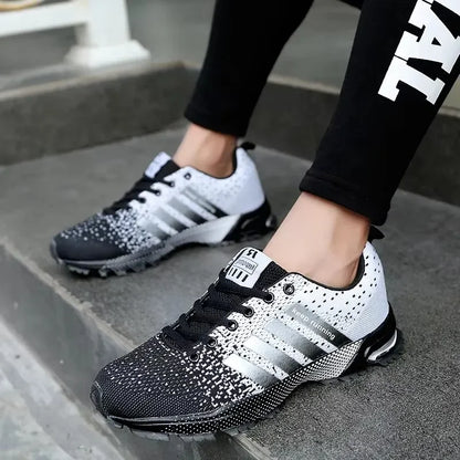 Men's Explosive Street Eye Catching Design Board Shoes with Unique Color Matching Breathable Comfortable Anti Slip Walking Shoes