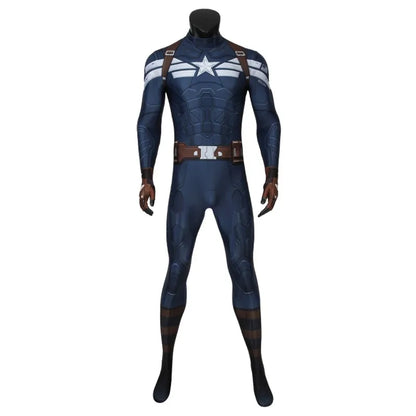Captain America Cosplay Costume 3D Printed Spandex Zentai Suit for Men Superhero Halloween Party  Cosplay Outfit