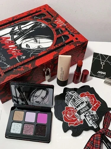 Passional Lover Makeup Cosmetics Set Foundation+eyeshadow+lipstick Long-lasting Moisturizing Waterproof for Women Beauty Makeup
