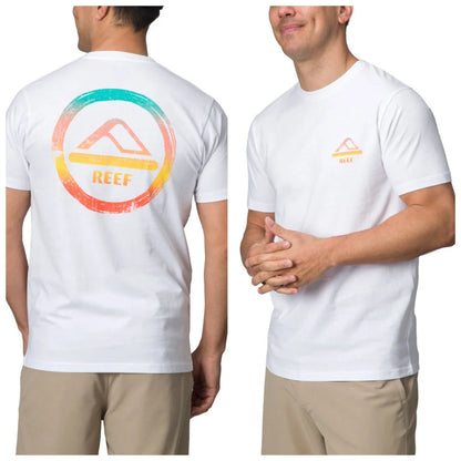 Men's High-luxury Brand Reef New Printing T-shirt Vacation Casual Summer Top Men's Short-sleeved Round Neck Cotton T-shirt Top
