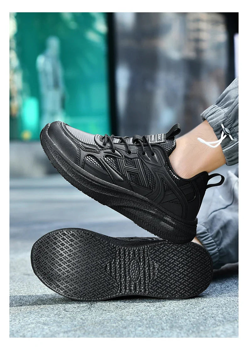 Shoes Four Seasons Breathable Light Non-slip Waterproof Oil-proof Kitchen work shoes Men's Outdoor Casual sports Shoe