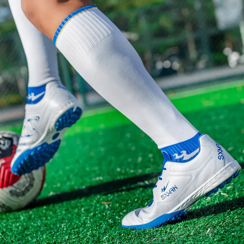 Double Star TF Turf Studs Football Shoes 33-45 Size Breathable Non-slip Outdoor Lawn Youth Professional Soccer Cleats