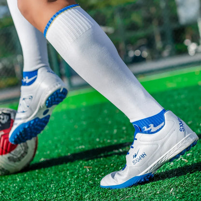 Double Star TF Turf Studs Football Shoes 33-45 Size Breathable Non-slip Outdoor Lawn Youth Professional Soccer Cleats