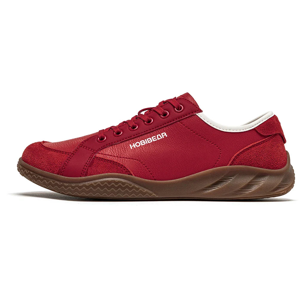 Women Men Barefoot Shoes Wide Toe Box Lightweight Sneakers Casual Color-Blocking Artificial Leather Walking Shoes