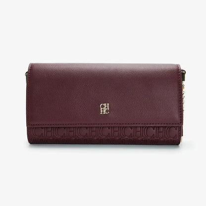 Bolsa de Ombro Feminina de Grife CH Elegante de Alta Qualidade com Estampa de Letras