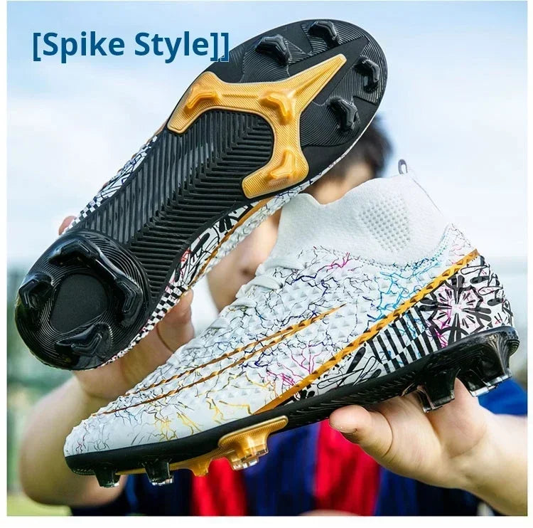 Refreshing Breathable Feet Children's Non-slip Fashion Casual Sports Shoe Youth Soccer Shoes Indoor Outdoor Grass Training Shoes