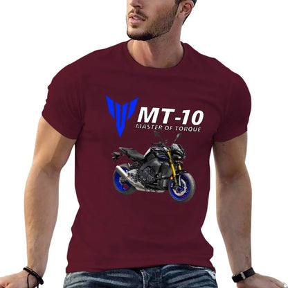 MT-10 Motorcycle T-Shirt anime t shirts rapper graphic tees plus size clothes oversized t shirt fitted t shirts for men