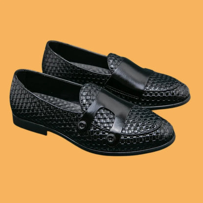 Novos Mocassins Masculinos Marrons Sapatos Sociais Masculinos de Couro PU Preto Feitos à Mão com Frete Grátis Tamanho 38-48