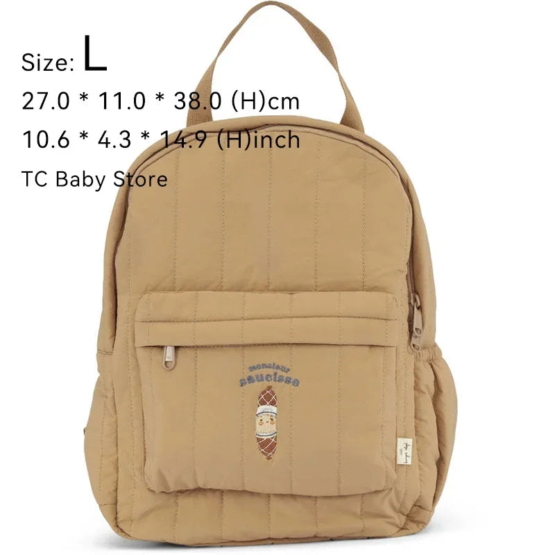 Baby Backpack Parent-child Kids Schoolbag Kindergarten Bags Brand Traveling Cherry Children's Boys Girls Mom Storage