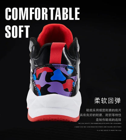 2024 New Children's Basketball Shoes for Boys Non-slip Kids Sport Shoes Wear-resistant Outdoor Kids Girls Sneakers Trainers