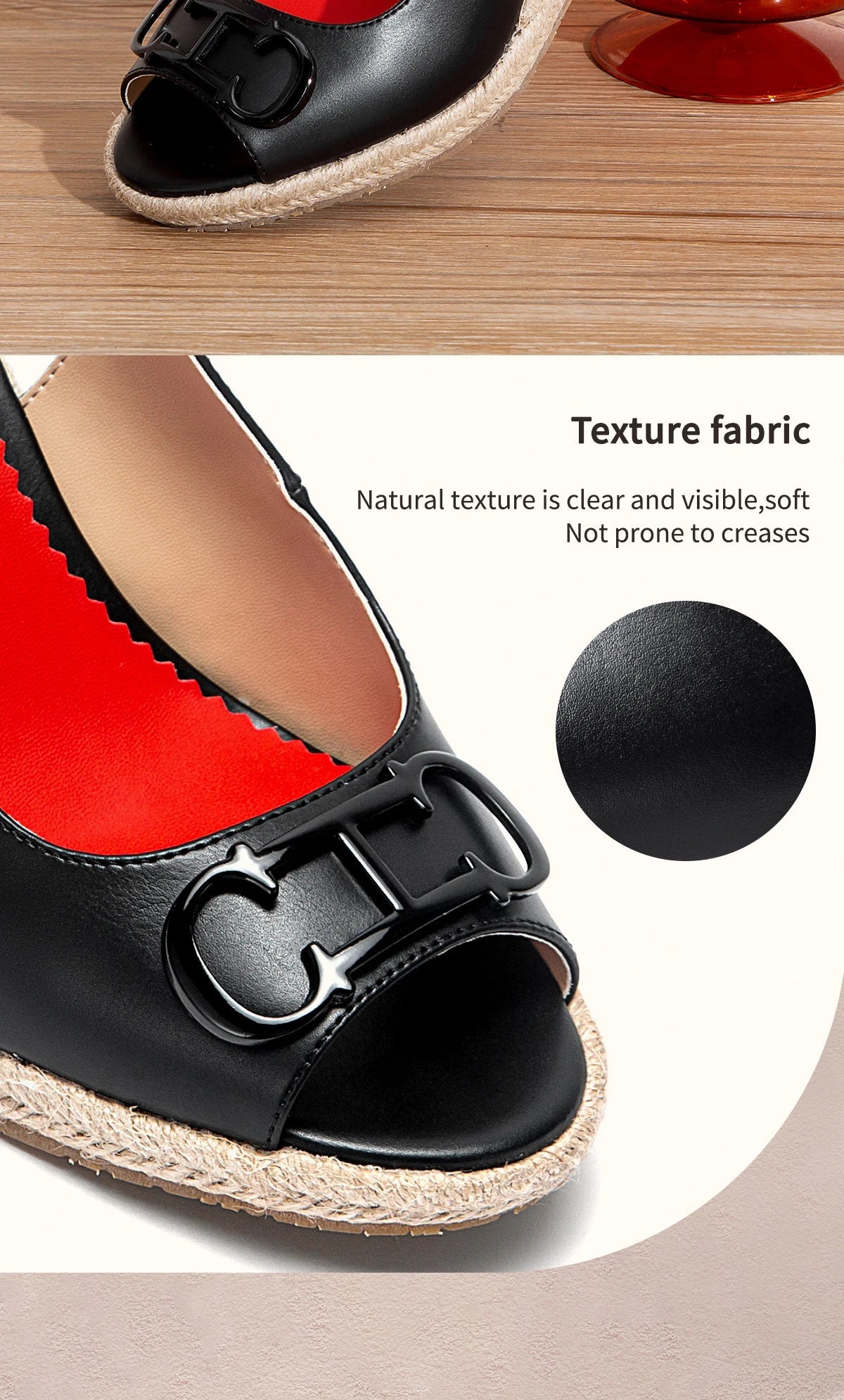 Women's Sandals Summer New Wedge Fish Mouth High Heel Open Toe Platform Summer Formal Shoes 8.5cm