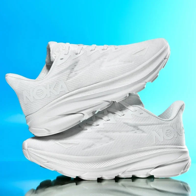 Men's Running Shoes Jogging Cushioning Outdoor Luxury Shoes Trainer Race Breathable Couple Non-Slip Sneakers Mesh Off-road Shoes