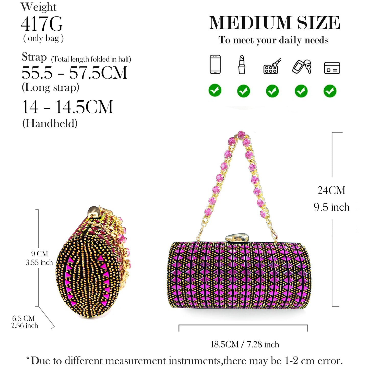 Italian Fashion Banquet Shoes and Bags African Women's Hand Bags with Rhinestone Decoration and Women's High Heels