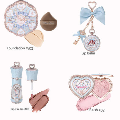 Gift Box Makeup Set Little Angel Full Box Lip Glaze Blusher Shell Jewelry Flower Know Birthday Gift Kit