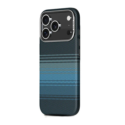 For Iphone 17 Pro Max / 17 Pro / 17 Magnetic Phone Case Carbon Fiber Pattern Magsafe Kevlar Pattern Shockproof Pc Hard Cover