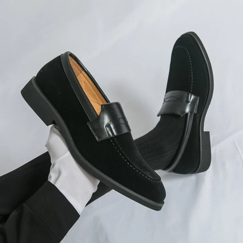 Men's Dress Shoes Classic Slip On Casual Business Loafers For Men High Quality Party Social Leather Shoes Man Formal Loafers