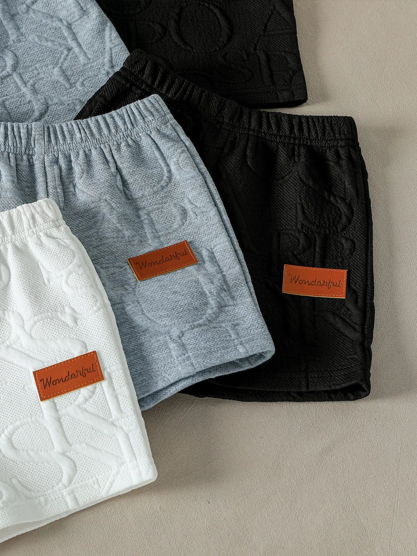 6Pcs Baby Boys Solid Summer Round-neck Casual Short Sleeve And Shorts Set Outdoor Sports Comfortable Set For 1-3Y Clothes