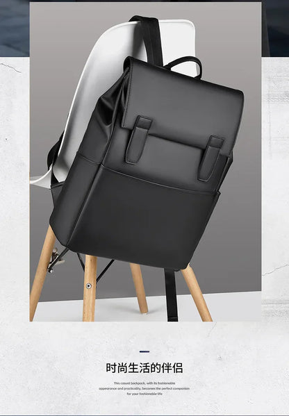 Cross-border New Men's Backpack High-end Casual Versatile Business Laptop Bag Daily Commute Large Capacity Backpack