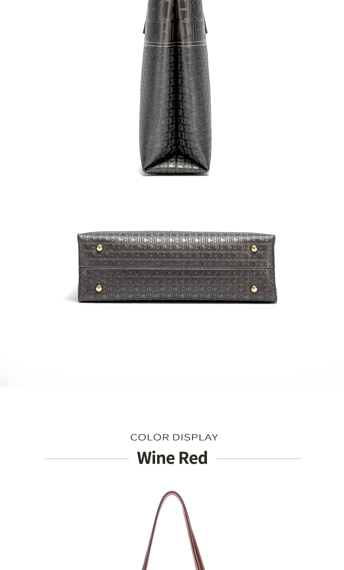 Fashionable Classic Retro Solid Color Women's Bag Large Capacity PVC Material Women's New Single Shoulder Handbag