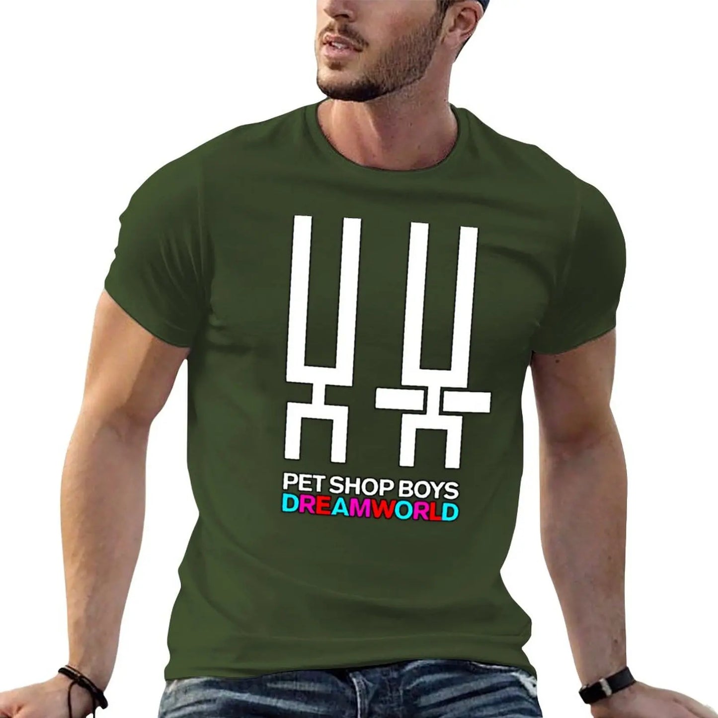 Pet Shop Boys T-Shirt tees blanks anime clothes sublime men clothing