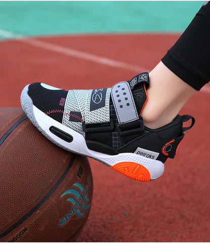 2024 New Children's Basketball Shoes For Boys Girls Non-slip Kids Sport Shoes Lightweight Outdoor Sneakers Trainers Footwear