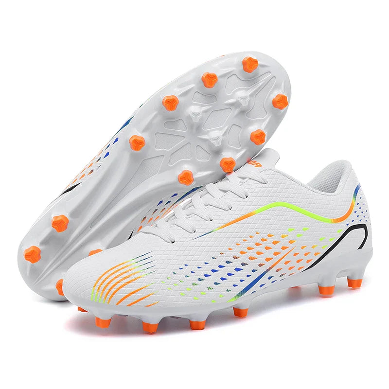 Kids Youth Soccer Shoes Cleats Football Boots Men Non Slip Breathable Lightweight Training Sneakers Boys Children Football Match