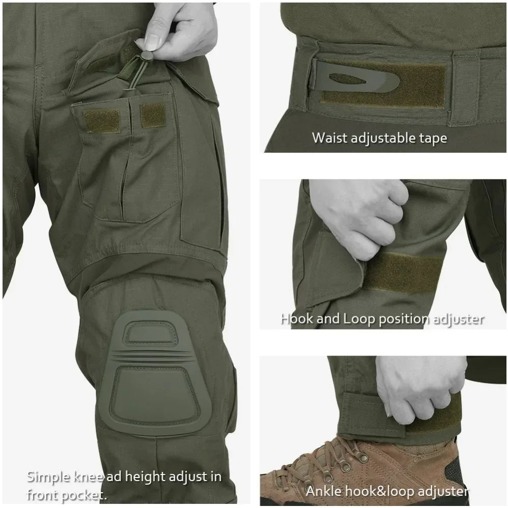 Gen3 Tactical Pants Camo Hunting Pants Multicam Mens G3 Cargo Trousers Trainning Combat Pant Men Clothing Tactic Water Repellent