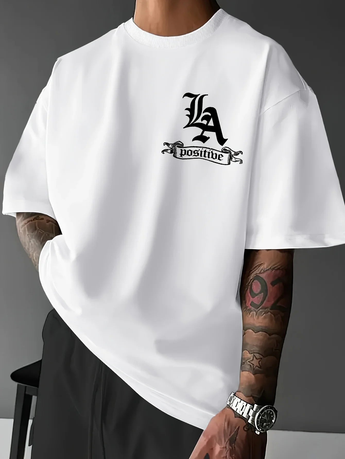 Los Angeles Print 100%cotton Trendy Men Woment T-shirt Summer Autumn Daily Outdoor Sports Party Casual Loose Street Short Sleeve