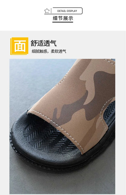 Boys' Sandals 2025Summer New Soft Soled Kid Shoe 1-16y Light Sandals for Girls Casual Beach Shoes Anti Slip Boys Shoe Sandalias