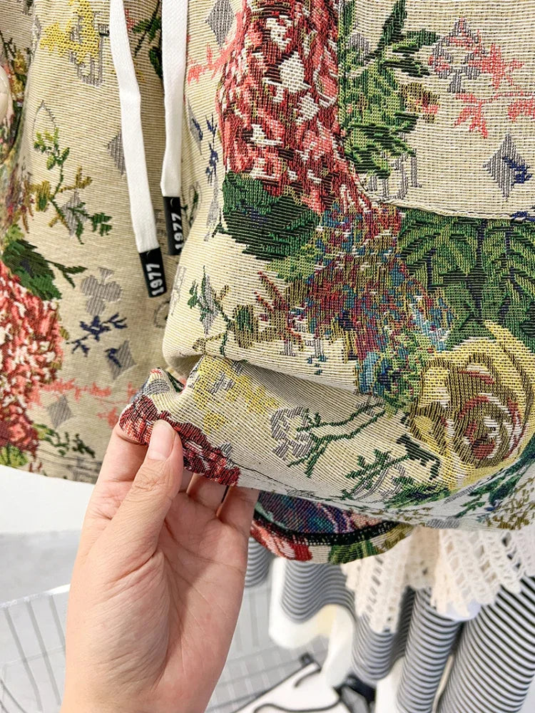 Plus Size 150kg Women's High Waist Shorts Jacquard Weave Artistic Aesthetics Wide Leg Short Y2k 2024 New Summer Cool Sport Short