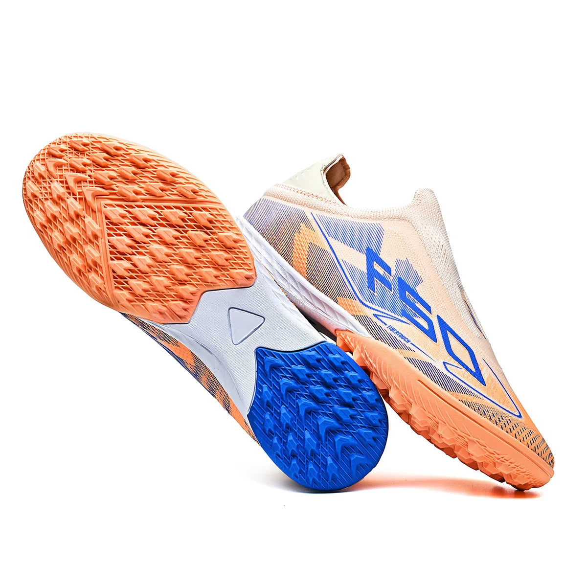 Breathable men's soccer shoes TF with broken nails, outdoor sports shoes, wear-resistant and non slip, suitable for all seasons