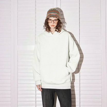 Khaki Hoodie Men Women Anime Character Print Pullover with Japanese Kanji Sleeve Design and Chest Logo Casual
