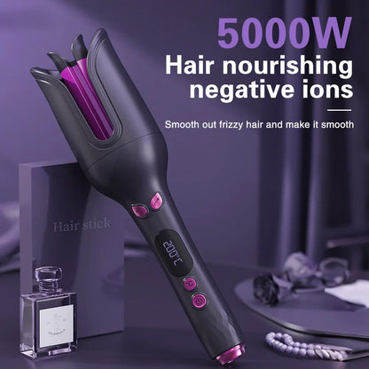 32MM Electric Rotary Curling Iron Automatic Hair Curler Negative Ion Air Rotating Curling Bar Professional Styling Tool