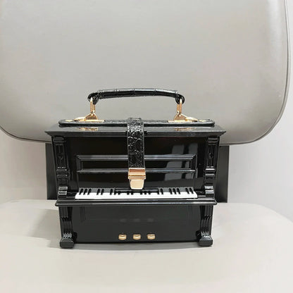 purses and handbags Luxury Designer crossbody shoulder bag For Women piano shape handmade bags Purse Messenger Bag banquet bag