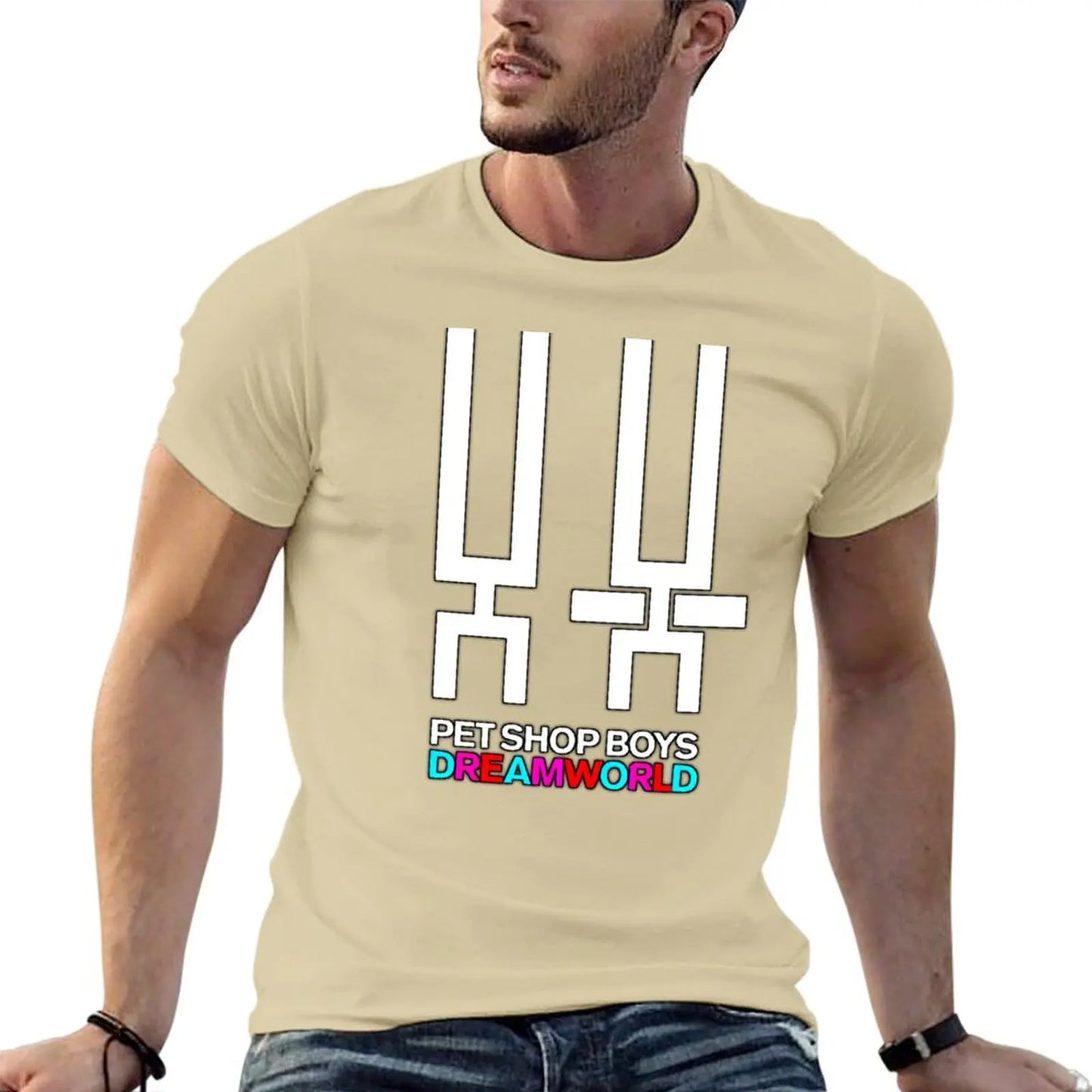 Pet Shop Boys T-Shirt tees blanks anime clothes sublime men clothing
