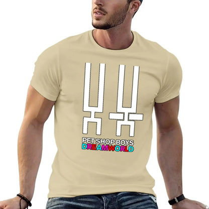 Pet Shop Boys T-Shirt tees blanks anime clothes sublime men clothing