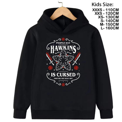 Hoodies Kids Cartoon Anime Print Clothes Streetwear Basic Boys Tops Children Sweatshirts