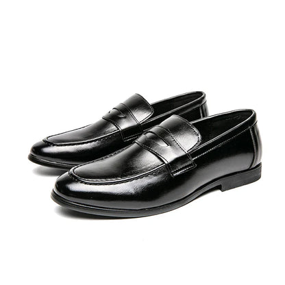 Trend Casual Business Shoes Men Classic Formal Social Office Party Leather Shoes Men Casual Leather Loafers Men's Dress Shoes