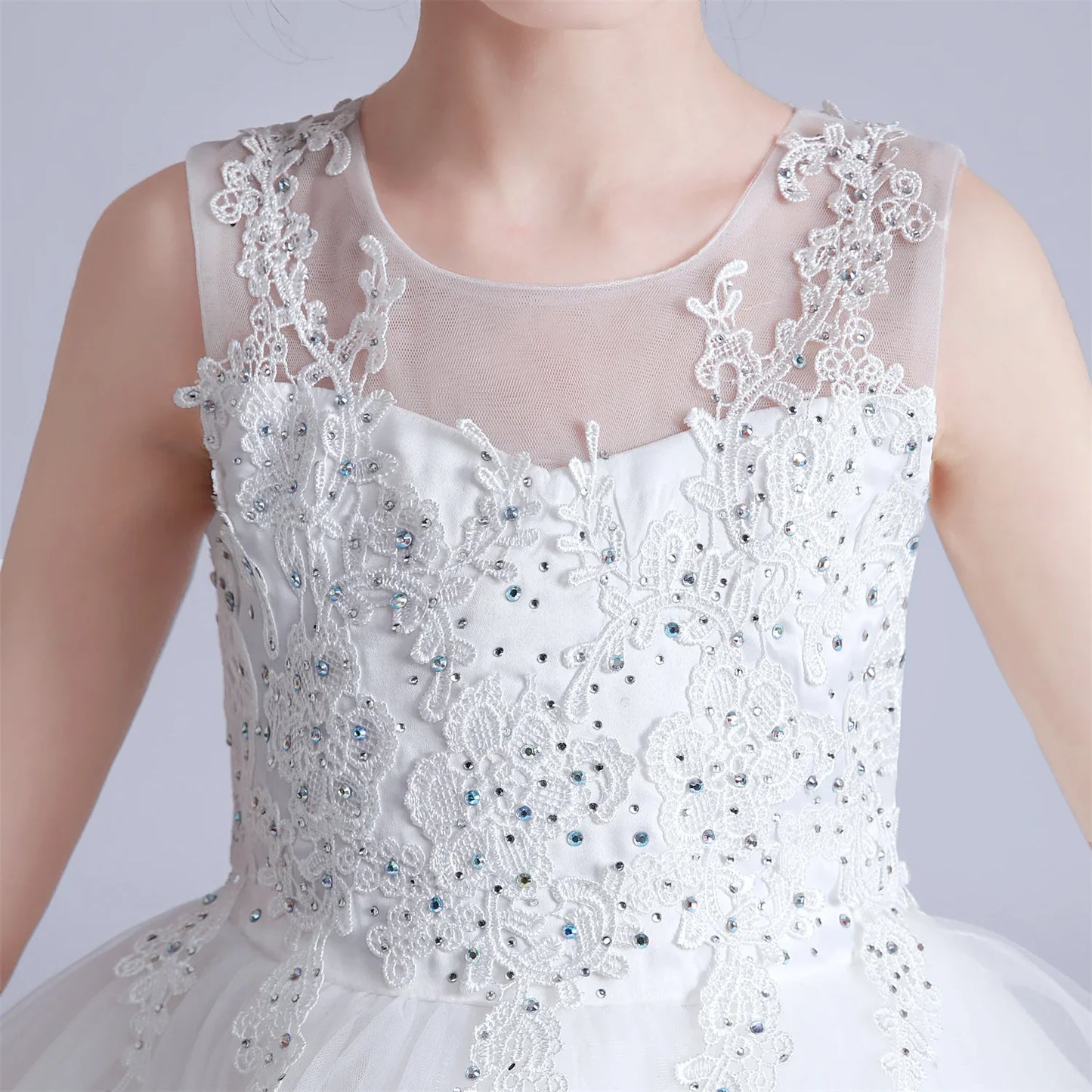 3-10 Years Baby Girls Princess Dress Summer Ball Gown Wedding Dress Piano Performance Costume Host Costume Children's Clothing